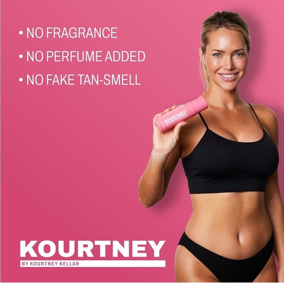 🆕 Kourtney By Kourtney Kellar Instant Self-Tan Hyaluronic Acid Mousse and Mitt - Picture 3 of 10